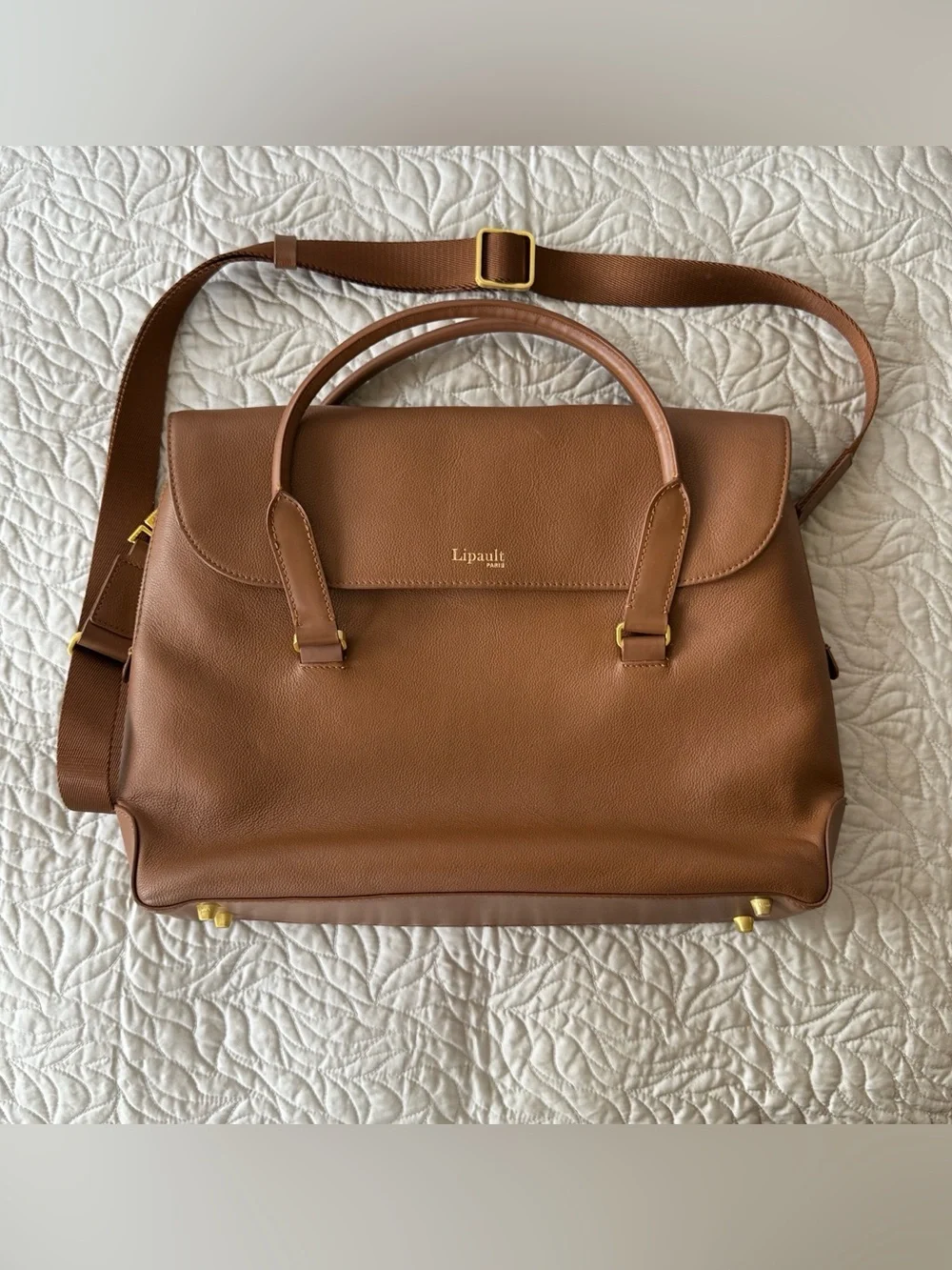Lipault genuine leather